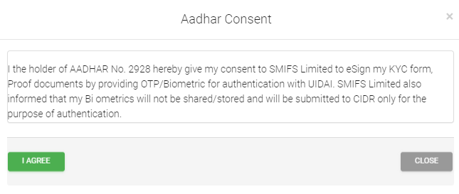 aadhar consent