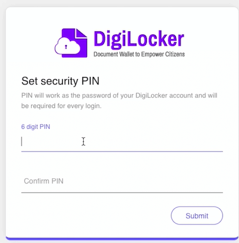 digilocker step 3 digilocker step 3