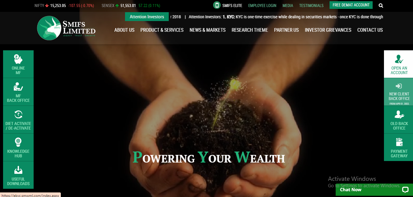 Smifs.com - Stock broking Firm in Kolkata Website Screenshot Smifs.com - Stock broking Firm in Kolkata Website Screenshot